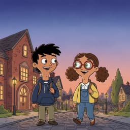 Square storybook PDF layout for children's books